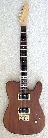 Front of guitar.